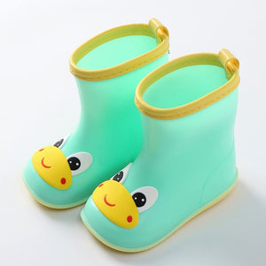 Children's Rain Shoes Fashion Pvc Breathable Kid's Rain Boots 1-6-year-old Water Shoes Toddler Boys Girls Cartoon Baby Boots