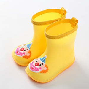 Children's Rain Shoes Fashion Pvc Breathable Kid's Rain Boots 1-6-year-old Water Shoes Toddler Boys Girls Cartoon Baby Boots