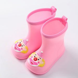 Children's Rain Shoes Fashion Pvc Breathable Kid's Rain Boots 1-6-year-old Water Shoes Toddler Boys Girls Cartoon Baby Boots