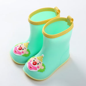 Children's Rain Shoes Fashion Pvc Breathable Kid's Rain Boots 1-6-year-old Water Shoes Toddler Boys Girls Cartoon Baby Boots