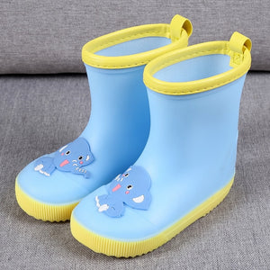 Children's Rain Shoes Fashion Pvc Breathable Kid's Rain Boots 1-6-year-old Water Shoes Toddler Boys Girls Cartoon Baby Boots