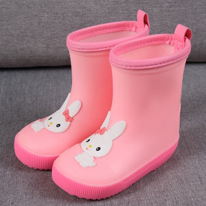 Children's Rain Shoes Fashion Pvc Breathable Kid's Rain Boots 1-6-year-old Water Shoes Toddler Boys Girls Cartoon Baby Boots