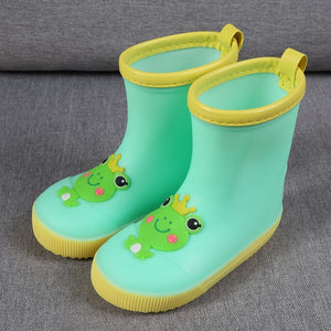 Children's Rain Shoes Fashion Pvc Breathable Kid's Rain Boots 1-6-year-old Water Shoes Toddler Boys Girls Cartoon Baby Boots