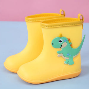 Children's Rain Shoes Fashion Pvc Breathable Kid's Rain Boots 1-6-year-old Water Shoes Toddler Boys Girls Cartoon Baby Boots