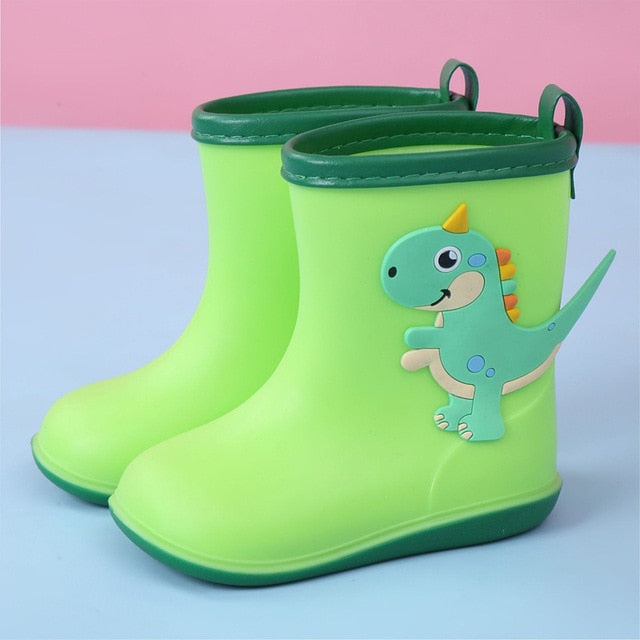 Children's Rain Shoes Fashion Pvc Breathable Kid's Rain Boots 1-6-year-old Water Shoes Toddler Boys Girls Cartoon Baby Boots