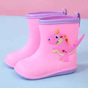 Children's Rain Shoes Fashion Pvc Breathable Kid's Rain Boots 1-6-year-old Water Shoes Toddler Boys Girls Cartoon Baby Boots