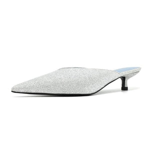 New Fashion Sliders  Women  Mules  Houseshoes Party sexy Women close-toe Shoes