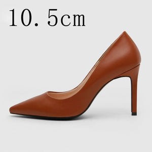 Women High Heels Female Shoes Classics Basic Women Pumps Pointed Toe Slip On Casual Shoes Spring Autumn New Arrival DE