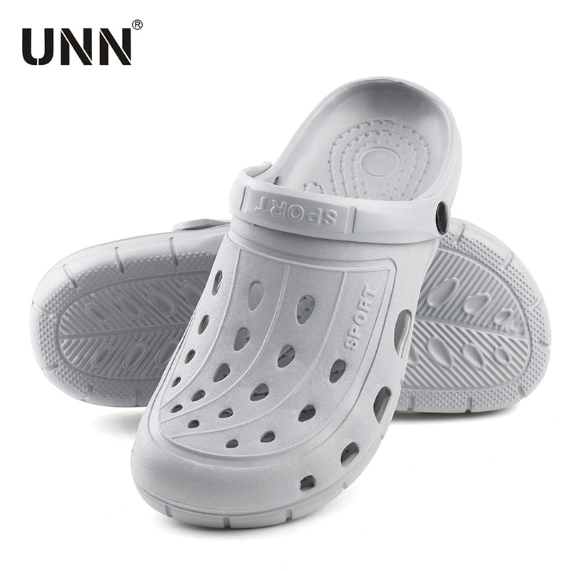 UNN Lady Summer Clogs Sandals Crocks Garden Shoes Cholas Beach Sandalias Mens Closed Toe Sandals For Women Adults Home Slippers