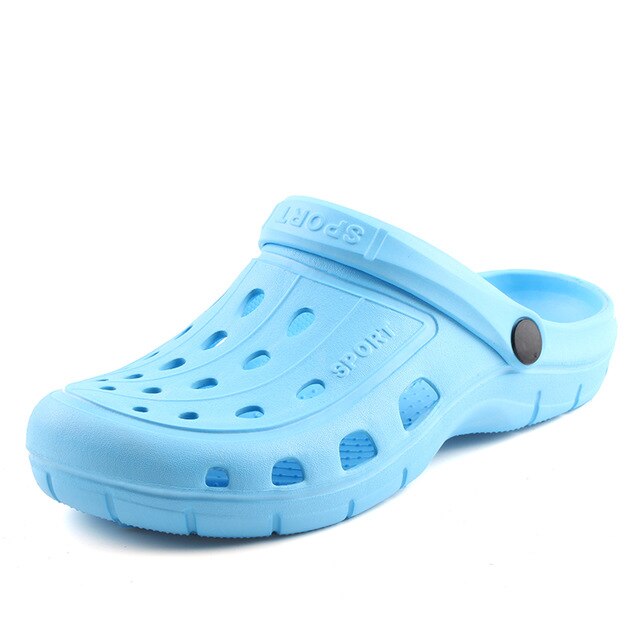 UNN Lady Summer Clogs Sandals Crocks Garden Shoes Cholas Beach Sandalias Mens Closed Toe Sandals For Women Adults Home Slippers