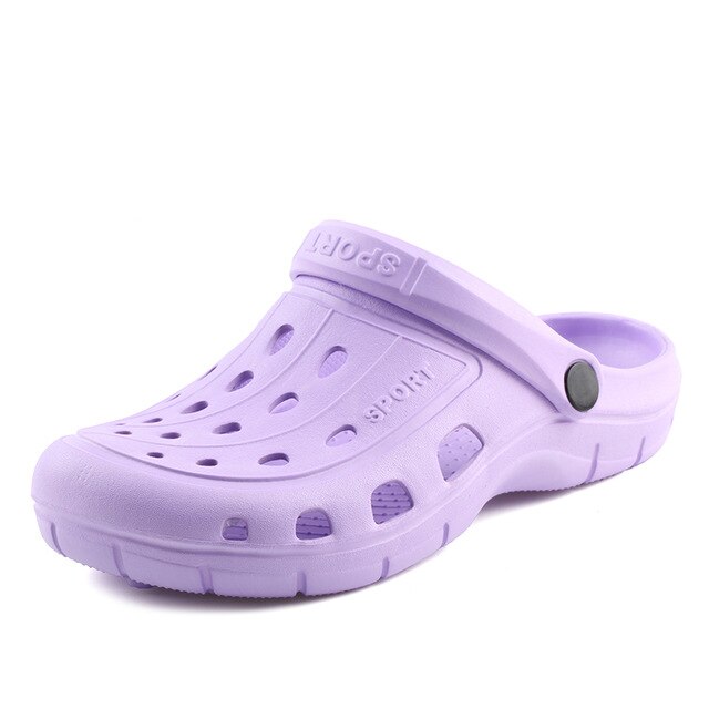 UNN Lady Summer Clogs Sandals Crocks Garden Shoes Cholas Beach Sandalias Mens Closed Toe Sandals For Women Adults Home Slippers