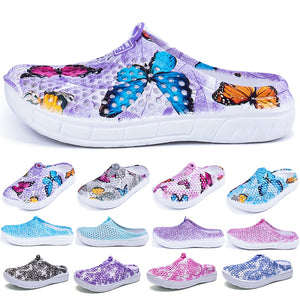 Cungel Womens Casual Clogs Breathable Beach Sandals Valentine Slippers Summer Women Flip Flops Shoes Home Shoes for Women