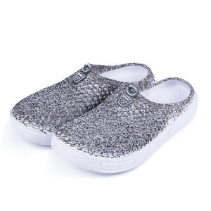 Cungel Womens Casual Clogs Breathable Beach Sandals Valentine Slippers Summer Women Flip Flops Shoes Home Shoes for Women