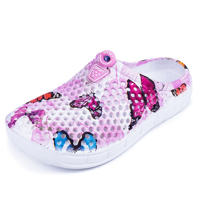 Cungel Womens Casual Clogs Breathable Beach Sandals Valentine Slippers Summer Women Flip Flops Shoes Home Shoes for Women