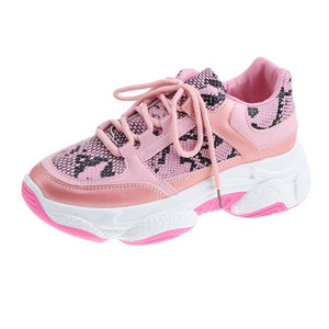 2020 New White Women Sneakers Fashion Thick Bottom Womens Platform Sneakers Casual Shoes Zapatos De Mujer Chunky Sneakers