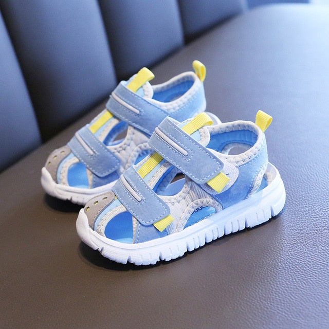 New Summer Sandals Baby Fashion for Girl Children Shoes Sandals Baby Boy Kids Shoes Sandals Baby Rubber Ankle-Wrap Hook & Loop