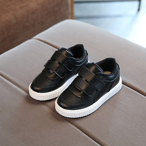 kids sneakers boys shoes girls trainers Children leather shoes white black school shoes pink casual shoe flexible sole fashion