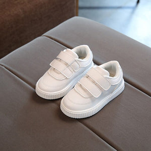 kids sneakers boys shoes girls trainers Children leather shoes white black school shoes pink casual shoe flexible sole fashion