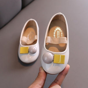 Cute Princess Shoes Performance Soft Comfortable Kids Flats Fashion Party Dress Girl's Single Shoes