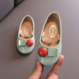 Cute Princess Shoes Performance Soft Comfortable Kids Flats Fashion Party Dress Girl's Single Shoes