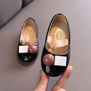 Cute Princess Shoes Performance Soft Comfortable Kids Flats Fashion Party Dress Girl's Single Shoes
