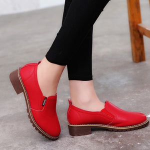2019 new fashion Women Flat Shoes Round Toe Lace-Up Oxford Shoes Woman brogue casual shoes free shipping hjm89
